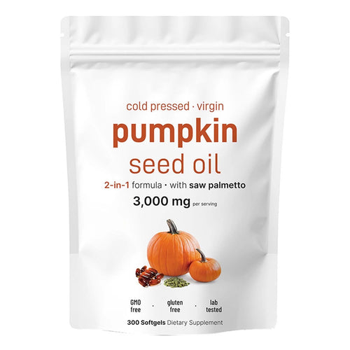 Pumpkin _ Oil 3000Mg 240 Count Supports_Urinary Tract Pumpkin Oil_Supplement Non_Gmo Pumpkin Oil Health_Support 300Capsules